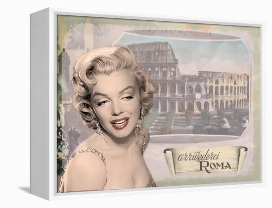 Marilyn Roma-Chris Consani-Framed Stretched Canvas