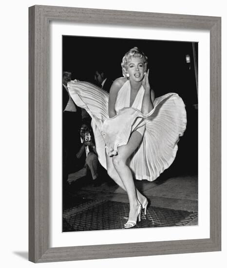 Marilyn's 7 Year Itch Pose-The Chelsea Collection-Framed Giclee Print