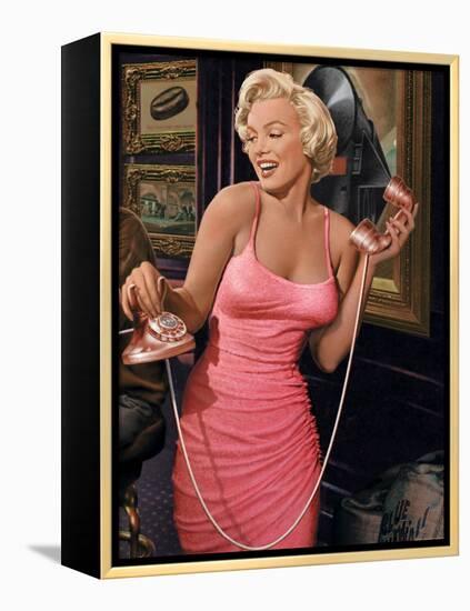 Marilyn's Call-Chris Consani-Framed Stretched Canvas