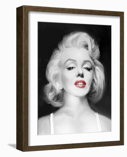 Marilyn's Gaze-Jerry Michaels-Framed Art Print