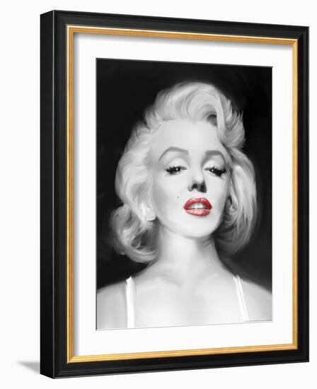 Marilyn's Gaze-Jerry Michaels-Framed Art Print