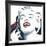 Marilyn Study with Flower-Irene Celic-Framed Art Print