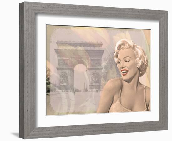 Marilyn Triomphe-Chris Consani-Framed Art Print