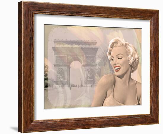 Marilyn Triomphe-Chris Consani-Framed Art Print