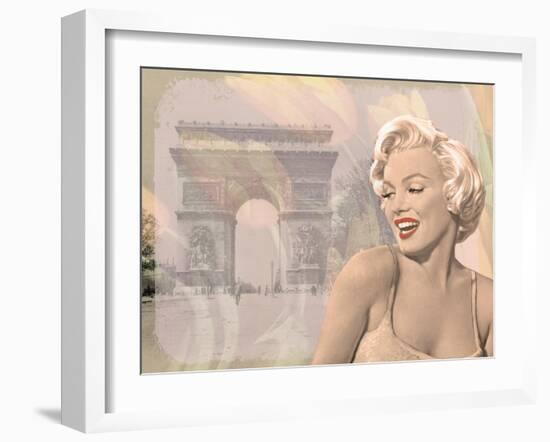 Marilyn Triomphe-Chris Consani-Framed Art Print