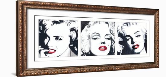 Marilyn Triptych-Irene Celic-Framed Art Print