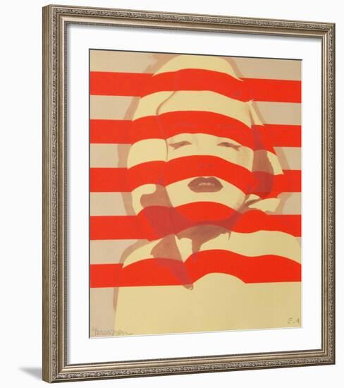 Marilyn-Miguel Angel Yrazazabal-Framed Serigraph