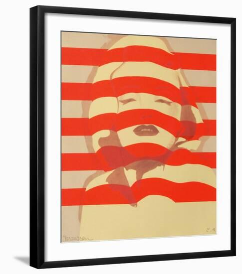 Marilyn-Miguel Angel Yrazazabal-Framed Serigraph