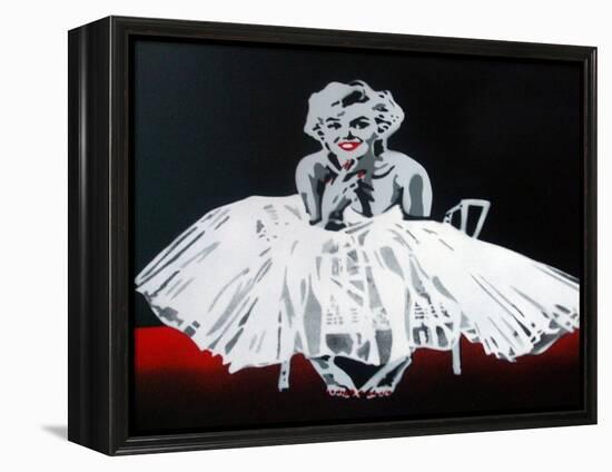 Marilyn-Abstract Graffiti-Framed Premier Image Canvas