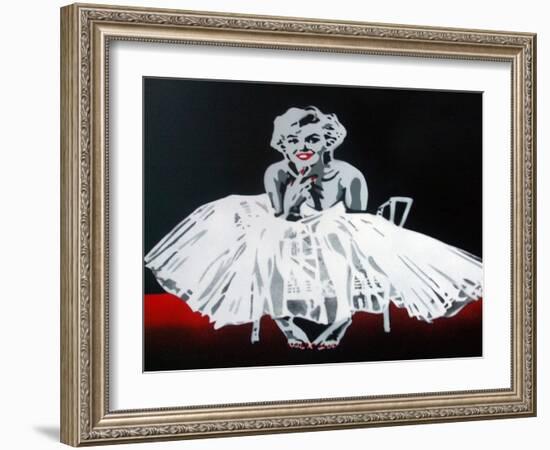 Marilyn-Abstract Graffiti-Framed Giclee Print