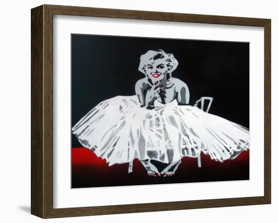 Marilyn-Abstract Graffiti-Framed Giclee Print