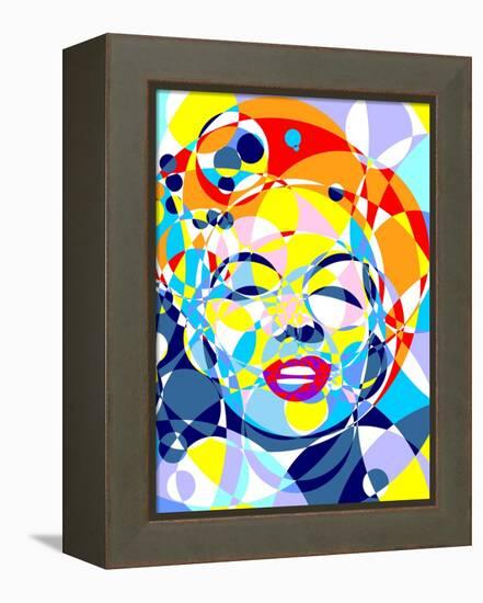 Marilyn-Cristian Mielu-Framed Stretched Canvas