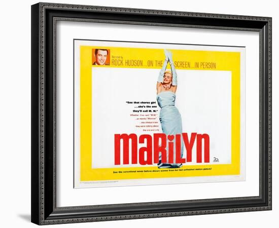 Marilyn-null-Framed Art Print