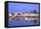 Marina and City of Lagos, Lagos, Western Algarve, Algarve, Portugal, Europe-Neil Farrin-Framed Premier Image Canvas