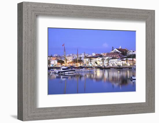 Marina and City of Lagos, Lagos, Western Algarve, Algarve, Portugal, Europe-Neil Farrin-Framed Photographic Print