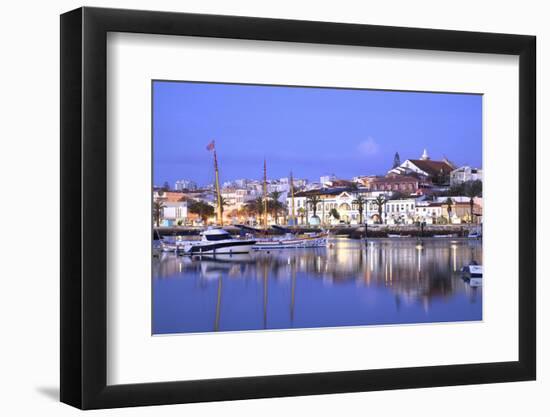 Marina and City of Lagos, Lagos, Western Algarve, Algarve, Portugal, Europe-Neil Farrin-Framed Photographic Print