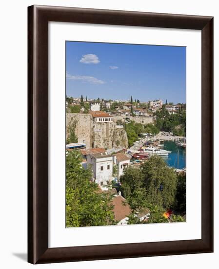 Marina and Roman Harbour in Kaleici, Old Town, Antalya, Anatolia, Turkey Minor, Eurasia-Gavin Hellier-Framed Photographic Print