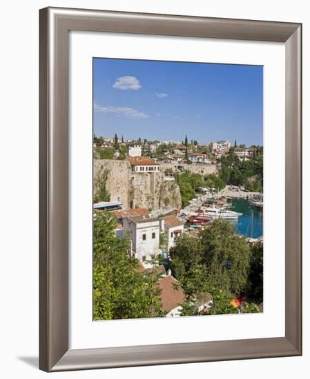 Marina and Roman Harbour in Kaleici, Old Town, Antalya, Anatolia, Turkey Minor, Eurasia-Gavin Hellier-Framed Photographic Print