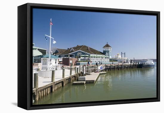 Marina and Waterfront of Old Town, Alexandria, Virginia, United States of America, North America-John Woodworth-Framed Premier Image Canvas