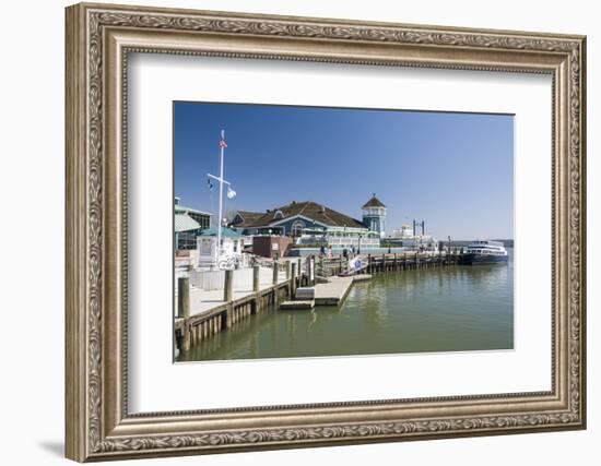 Marina and Waterfront of Old Town, Alexandria, Virginia, United States of America, North America-John Woodworth-Framed Photographic Print