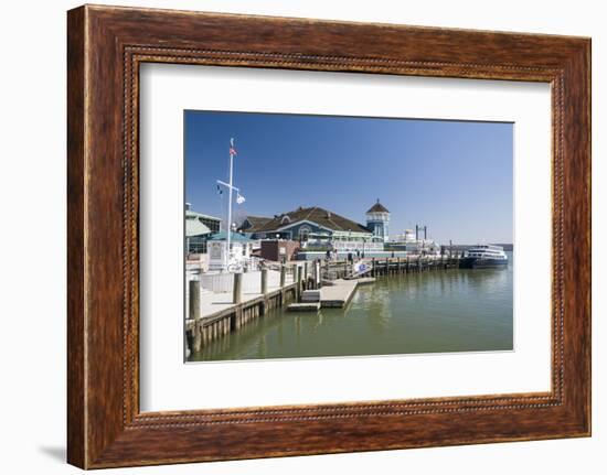 Marina and Waterfront of Old Town, Alexandria, Virginia, United States of America, North America-John Woodworth-Framed Photographic Print