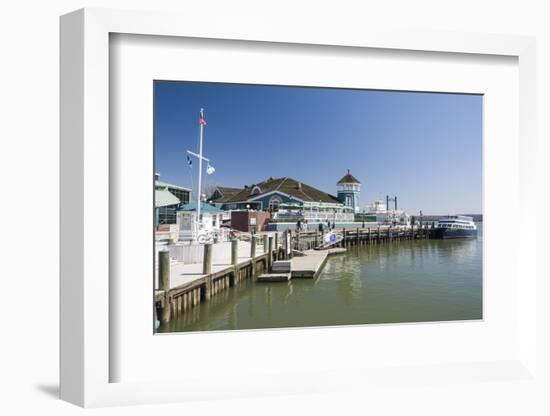 Marina and Waterfront of Old Town, Alexandria, Virginia, United States of America, North America-John Woodworth-Framed Photographic Print