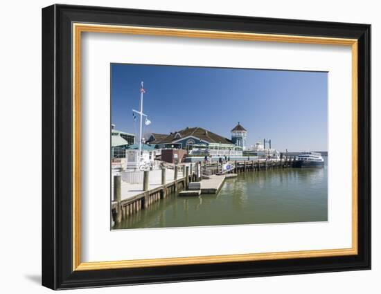 Marina and Waterfront of Old Town, Alexandria, Virginia, United States of America, North America-John Woodworth-Framed Photographic Print