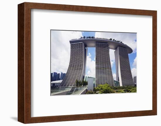 Marina Bay Sands Hotel, Singapore, Southeast Asia, Asia-Christian Kober-Framed Photographic Print