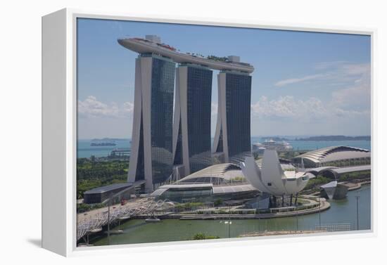 Marina Bay Sands Hotel, Singapore, Southeast Asia-Frank Fell-Framed Premier Image Canvas