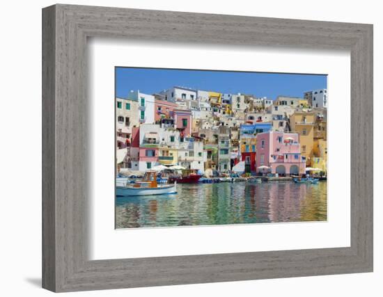 Marina Corricella, Procida Island, Bay of Naples, Campania, Italy-null-Framed Photographic Print