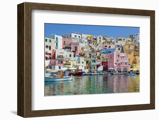 Marina Corricella, Procida Island, Bay of Naples, Campania, Italy-null-Framed Photographic Print