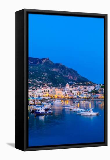 Marina de Forio, Forio Harbour and Beach, Forio, Island of Ischia, Campania, Italy, Europe-Neil Farrin-Framed Premier Image Canvas