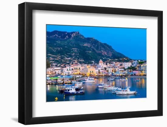 Marina de Forio, Forio Harbour and Beach, Forio, Island of Ischia, Campania, Italy, Europe-Neil Farrin-Framed Photographic Print