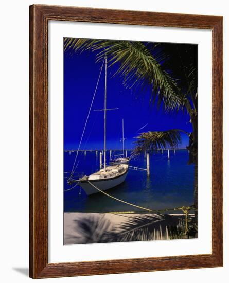 Marina De La Paz, Baja California, Mexico-Walter Bibikow-Framed Photographic Print