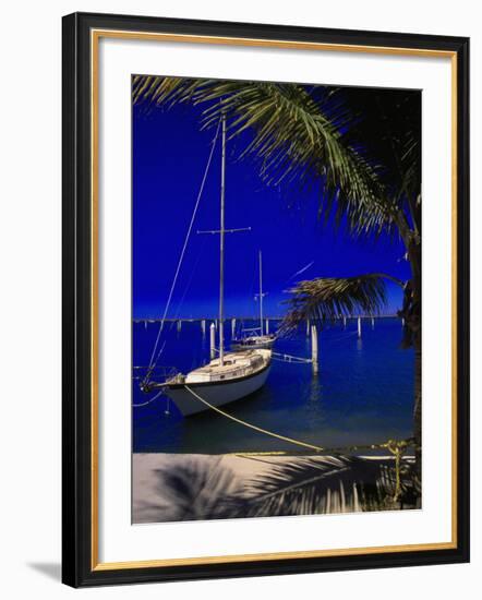 Marina De La Paz, Baja California, Mexico-Walter Bibikow-Framed Photographic Print