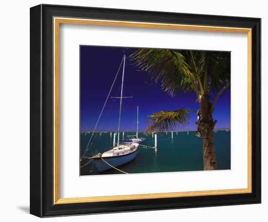 Marina De La Paz, Baja California, Mexico-Walter Bibikow-Framed Photographic Print