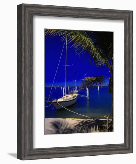 Marina De La Paz, Baja California, Mexico-Walter Bibikow-Framed Photographic Print