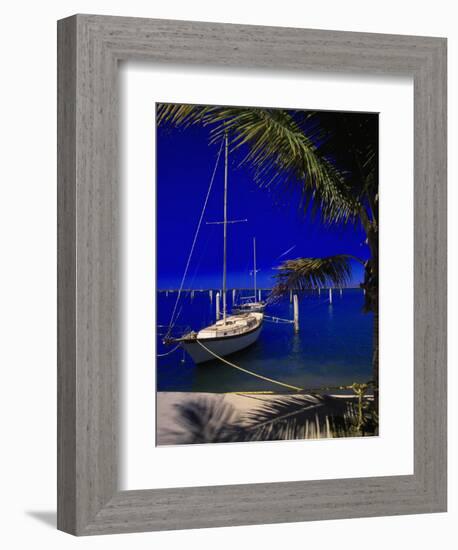 Marina De La Paz, Baja California, Mexico-Walter Bibikow-Framed Photographic Print