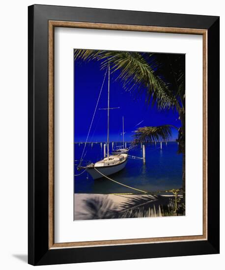 Marina De La Paz, Baja California, Mexico-Walter Bibikow-Framed Photographic Print