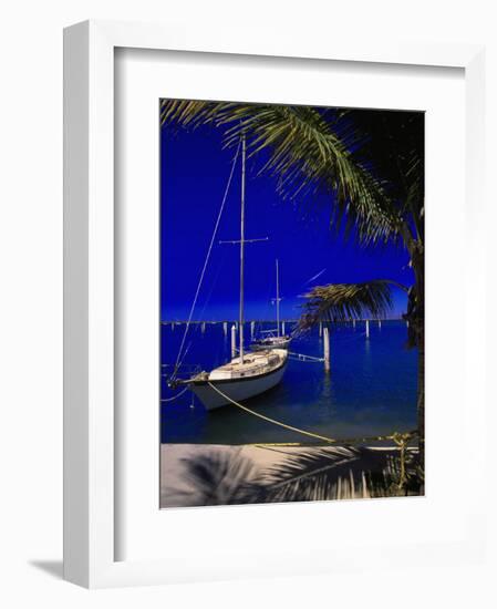 Marina De La Paz, Baja California, Mexico-Walter Bibikow-Framed Photographic Print