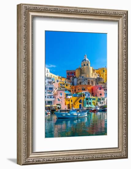 Marina di Corricella, Procida, Flegrean Islands, Campania, Italy, Europe-Neil Farrin-Framed Photographic Print