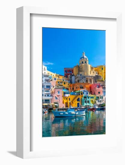 Marina di Corricella, Procida, Flegrean Islands, Campania, Italy, Europe-Neil Farrin-Framed Photographic Print