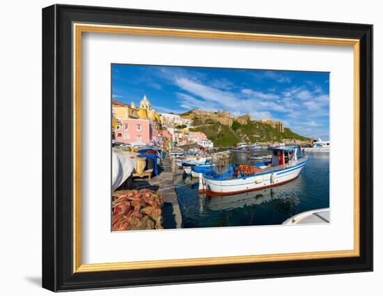 Marina di Corricella, Procida, Flegrean Islands, Campania, Italy, Europe-Neil Farrin-Framed Photographic Print