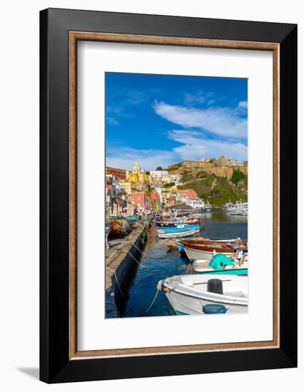 Marina di Corricella, Procida, Flegrean Islands, Campania, Italy, Europe-Neil Farrin-Framed Photographic Print