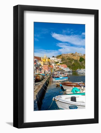 Marina di Corricella, Procida, Flegrean Islands, Campania, Italy, Europe-Neil Farrin-Framed Photographic Print