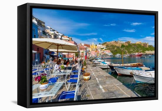 Marina di Corricella, Procida, Flegrean Islands, Campania, Italy, Europe-Neil Farrin-Framed Premier Image Canvas