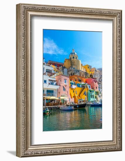 Marina di Corricella, Procida, Flegrean Islands, Campania, Italy, Europe-Neil Farrin-Framed Photographic Print