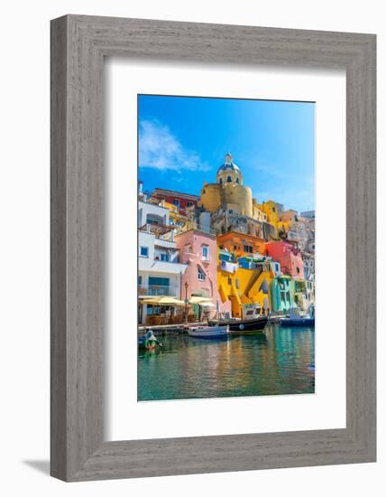 Marina di Corricella, Procida, Flegrean Islands, Campania, Italy, Europe-Neil Farrin-Framed Photographic Print