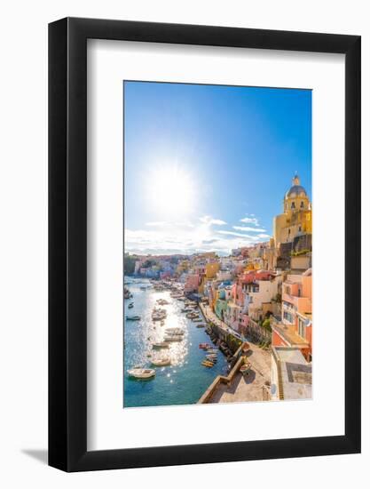 Marina di Corricella, Procida, Flegrean Islands, Campania, Italy, Europe-Neil Farrin-Framed Photographic Print