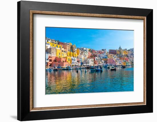 Marina di Corricella, Procida, Flegrean Islands, Campania, Italy, Europe-Neil Farrin-Framed Photographic Print